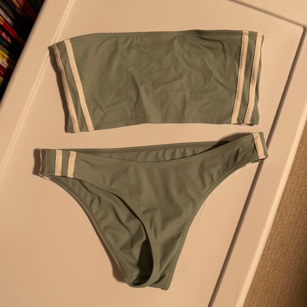 Green pac sun bikini